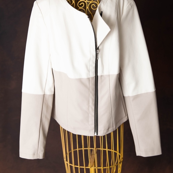 INC International Concepts Jackets & Blazers - Leather Jacket (faux)
